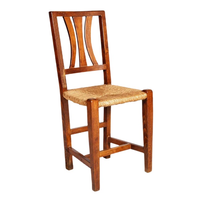 Antique Asolo Chair in Walnut For Sale