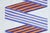 Paper 2026, Op Art Painting Diptych of Purple Ribbon, Color Field Modern Painting on Watercolor Paper For Sale - Image 7 of 10