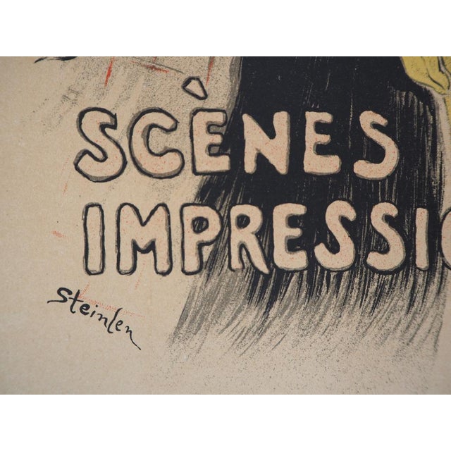 Théophile Alexandre Steinlen, Impressionist Scenes, Original Lithograph, 1895 For Sale - Image 5 of 8