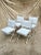 Four Mid Century classic Cleo Baldon Style chairs - the four have been completely restored with powder coated finish in...
