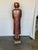 Vintage Buddha Buddhist Carved Wood Burmese Thai Monk Statue For Sale - Image 14 of 16