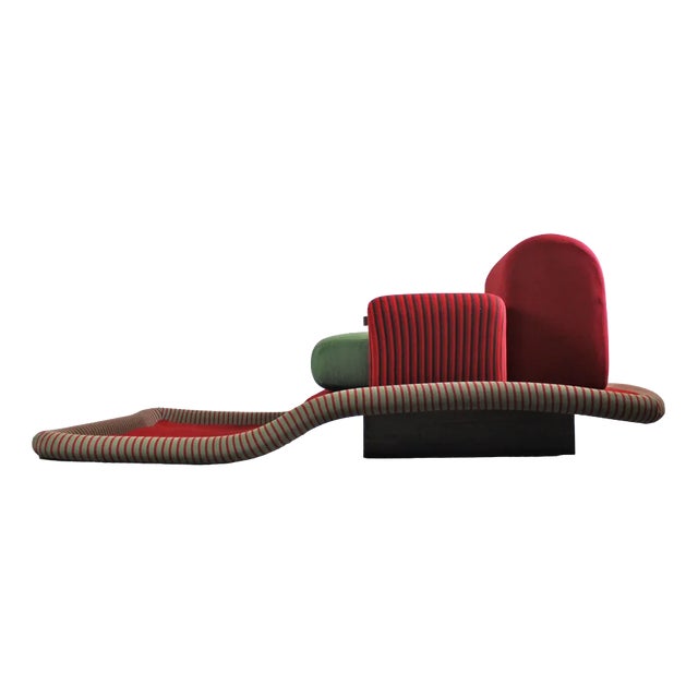 Flying Carpet Lounge Chair by Ettore Sottsass for Bedding Brevetti, 1975 For Sale