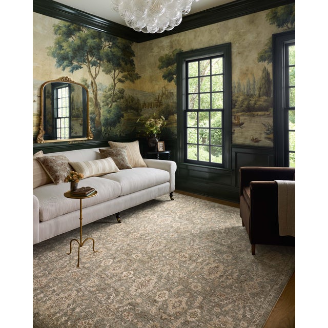 The Palma Collection by Chris Loves Julia x Loloi has timeless vintage beauty, an area rug with traditional motifs in...