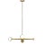 Kelly Wearstler by Visual Comfort Studio Nodes Wide Chandelier, Burnished Brass For Sale