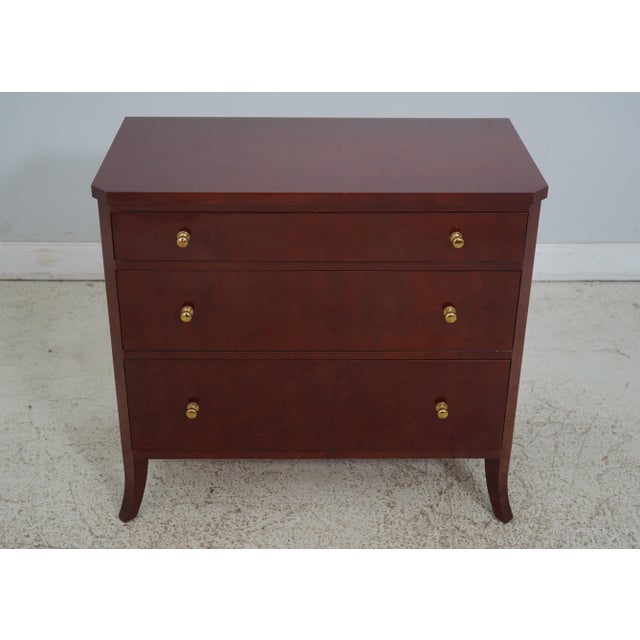 Age: Approx: 20 Years Old Details: Regency Style Rich High Sheen Finish Solid Brass Hardware Condition: Excellent Original...