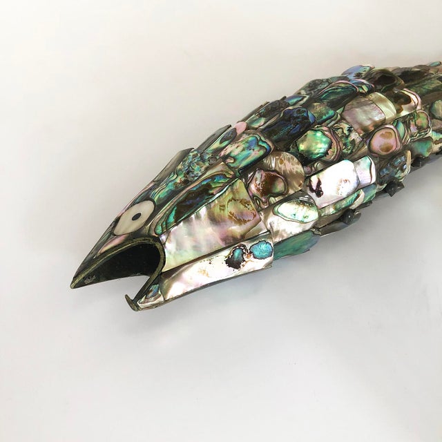 1960s Mexican Articulated Abalone Fish Bottle Opener Chairish