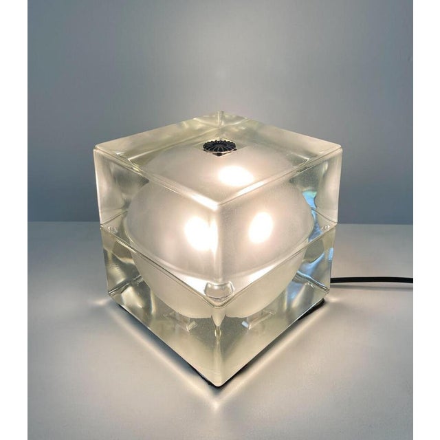 Cubosfera Table Lamp attributed to Alessandro Mendini, Italy, 1968 For Sale - Image 3 of 6