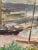 French Marina, 1930s, Oil Painting For Sale - Image 11 of 13
