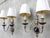 Mid-20th Century Nickel and Cobalt Blue Wall Sconces, Europe, 1950s, Set of 2 For Sale - Image 11 of 14