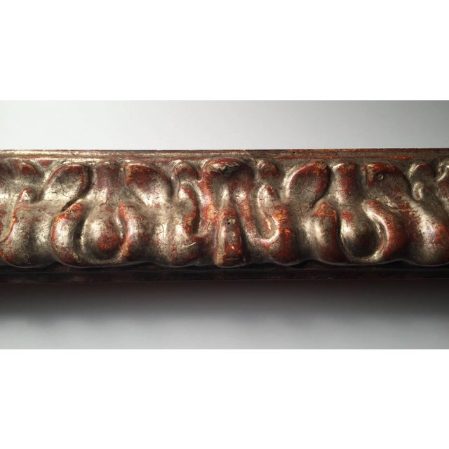 Vintage 20th Century Italian Decorator Frame Mirror Baroque Style For Sale In Chicago - Image 6 of 9