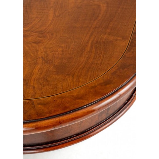 Hollywood Regency Regency Extendable Dining Table in Walnut by George Bullock, 1920s For Sale - Image 3 of 9