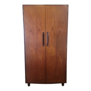 Ships From San Diego 1970 Mid-Century Danish Modern Teak Armoire Closet Wardrobe G-Plan For Sale
