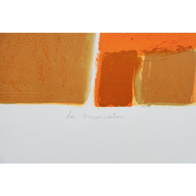 Frédéric Menguy, The Conversation, Lithograph For Sale - Image 8 of 10