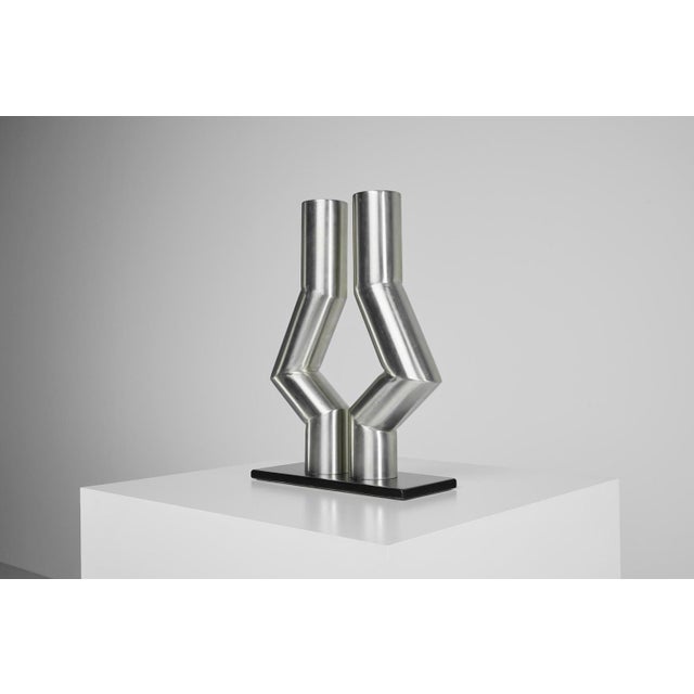 1970s Vintage Tubular Sculpture by Rudolf Wolf, 1975 For Sale - Image 5 of 10
