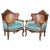 Carved Louis XV Style Armchairs Bergeres With Mother of Pearl Decoration - A Pair For Sale - Image 13 of 13