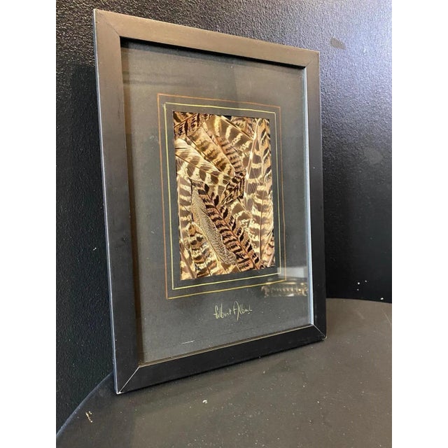 Composition / faux leather piece collage Total size with frame is 24x33 cm Gilbert Albert is a famous Geneva jeweler, who...