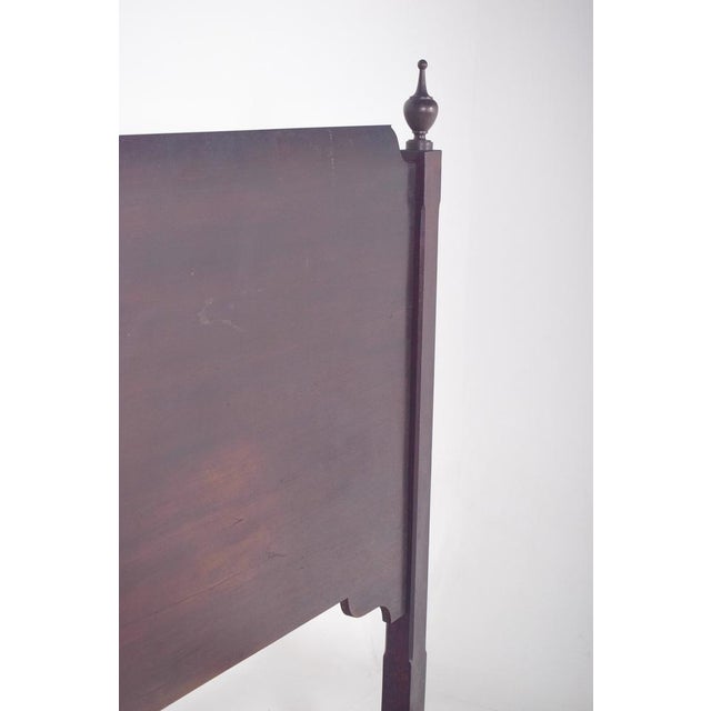 Antique Portuguese Mahogany Bed, 1890 For Sale - Image 12 of 14