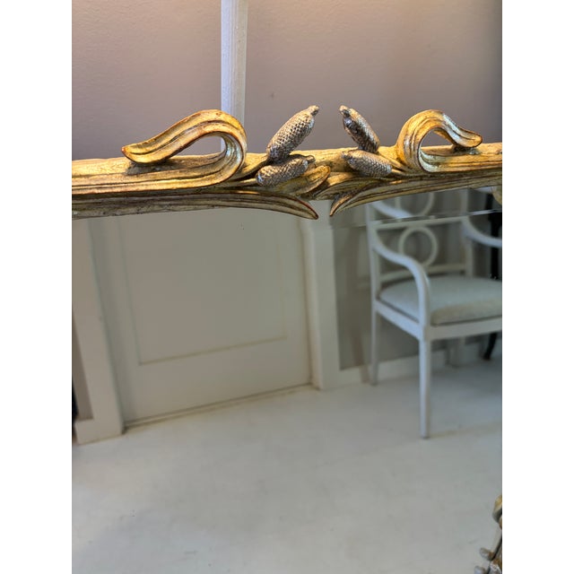 1970s Elegant Gold Gilt Mirror — “Cat O Nine Tails” For Sale - Image 6 of 16