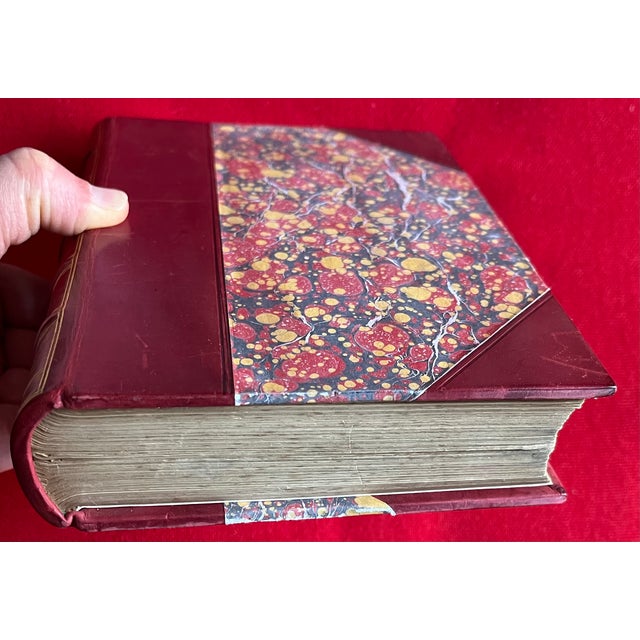 Fine Red Leather Binding - "Tennis, Rackets, Fives" - First Edition Book by J. M. Heathcote, London 1890 For Sale - Image 12 of 18