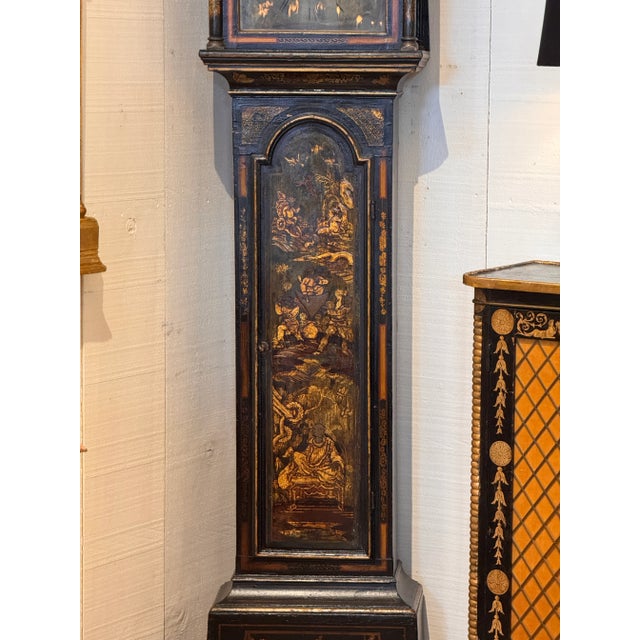 18th Century English Chinoiserie Clock For Sale - Image 4 of 16