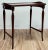 Mid 20th Century Antique Leather Top Carved Wood Tea Table For Sale - Image 5 of 12