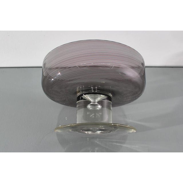 Black Rovaniemi Series Centerpiece in Glass attributed to Tapio Wirkkala for Venini, Italy, 1972 For Sale - Image 8 of 15