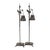 1910s Spanish Revival Cast Bronze Davenport Accent Floor Lamps with Flying Dragons, Twisted Tails - Restored Rewired For Sale
