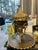 Rustic European Large Vintage Brass Detailed Samovar and Decorative Stand, Champagne Bucket, Bowl For Sale - Image 3 of 12