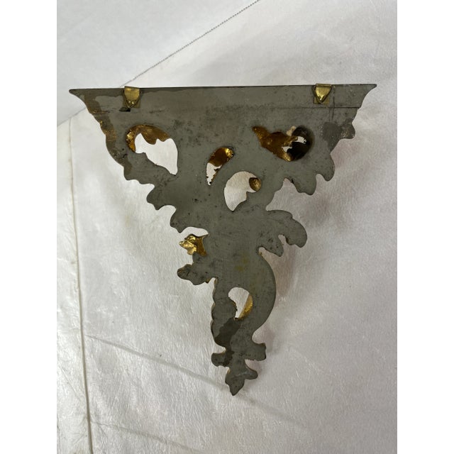 Metal Antique Gold Wall Bracket For Sale - Image 7 of 9
