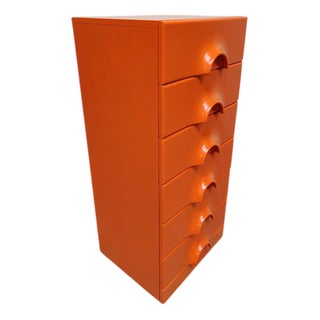 Vintage Space Age Quadro Chest of Drawers by Jurgen Lange for Schönbuch, 1970s For Sale