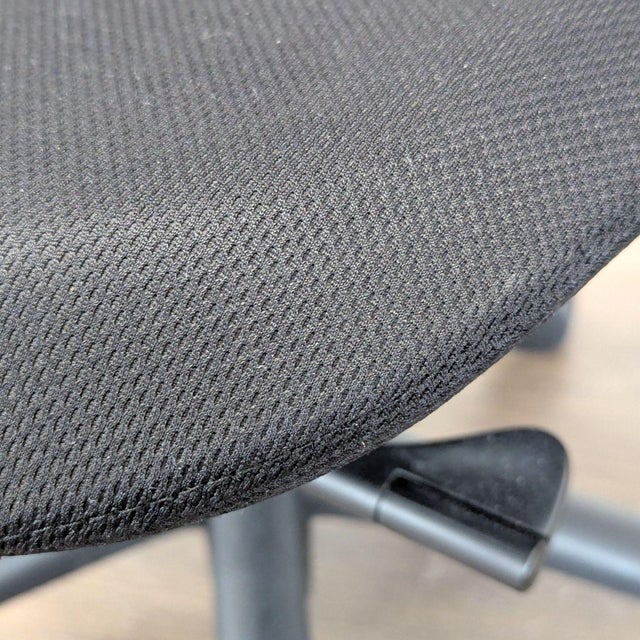 Black Herman Miller Sayl Black Office Chair With Mesh Back and Adjustable Arms For Sale - Image 8 of 8