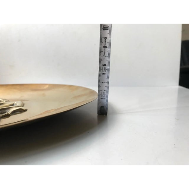 Art Deco Bronze Bowl by N. Dam Ravn for Nordisk Malm, 1930s For Sale - Image 11 of 12