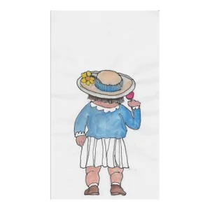 1998 Lady in Hat Watercolor