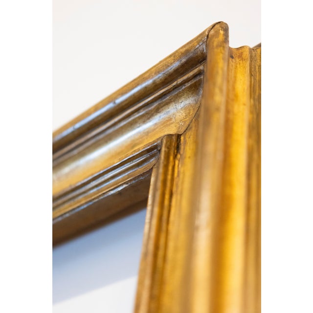 Gold Italian 18th Century Giltwood Frame with Rustic Character For Sale - Image 8 of 11