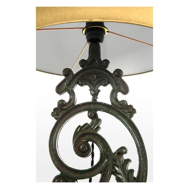 Lamp made from old pieces of cast iron railings by our craftsmen. This piece is designed in the style of the selected...