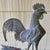 Copper Rooster Weathervane With Directionals (N, E, S, W) and Crown Roof Mount For Sale - Image 14 of 16
