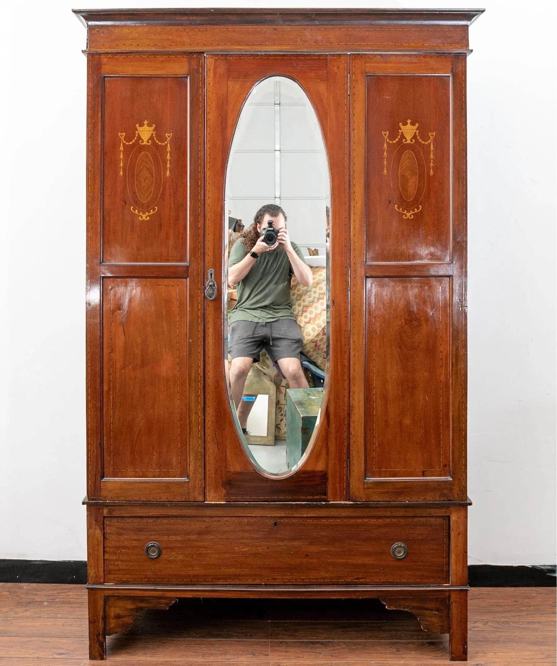 vintage armoire dresser Antique Armoire, France 1750-60, oak massive oak- styylish To round out the design 19th C Antique French Louis