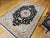 Fine Tabriz Rug, Hand-Knotted Wool & Silk, Floral Pattern, Black & Ivory, 7x10 For Sale In Chicago - Image 6 of 18