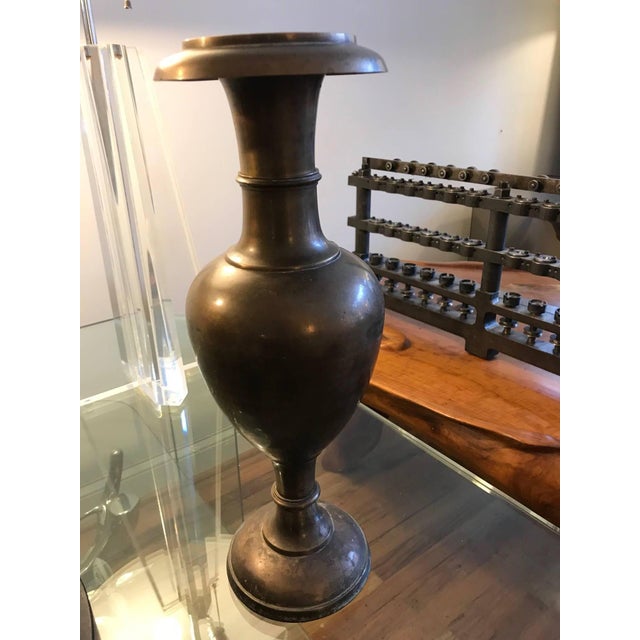 Kashmiri AngloIndian Brass Vase Chairish