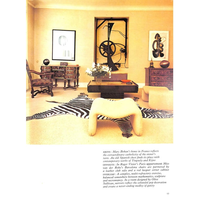 Traditional "Modern Furniture and Decoration" 1971 Harling, Robert [Edited By] For Sale - Image 3 of 12