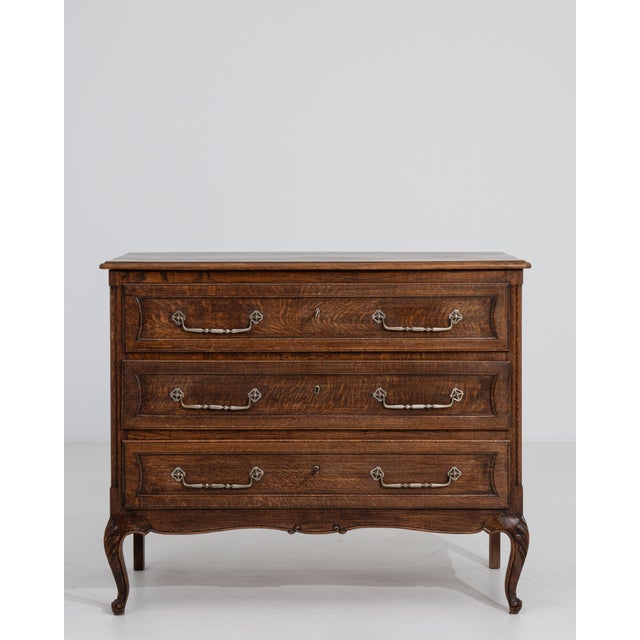 Brown Mid 20th Century Louis XV Chest Of Drawers For Sale - Image 8 of 15
