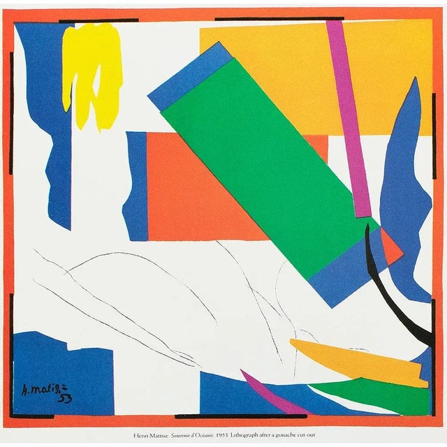 1980s 1987 After Henri Matisse for Verve "Souvenir D'Oceanie", Second Edition Full-Color Print For Sale - Image 5 of 6