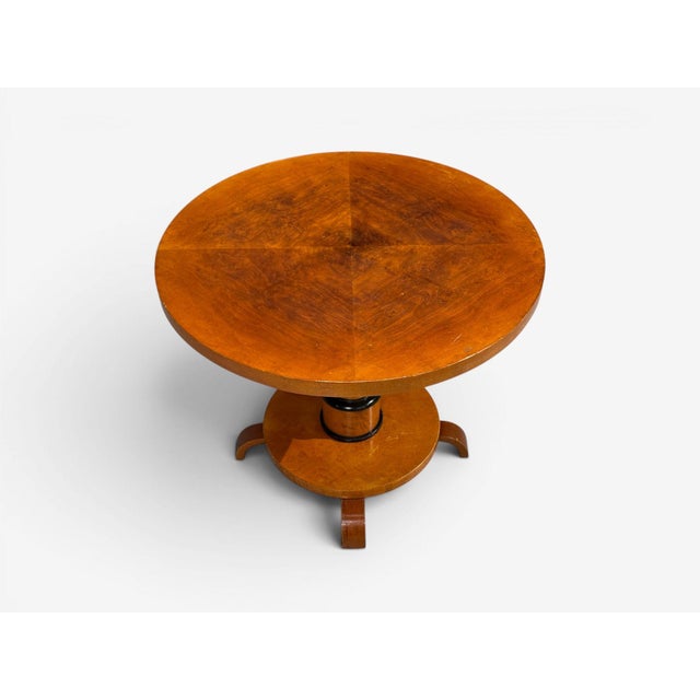 Swedish Art Deco, End Table, Birch, Ebonized Wood, Sweden, 1930s For Sale In New York - Image 6 of 9