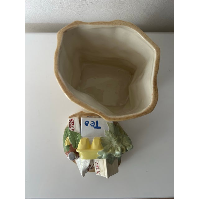 Vintage Lidded Ceramic Kitchen Container-1976 For Sale - Image 10 of 12
