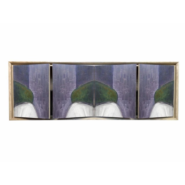 Wood Pittura Sei Sideboard by Meccani Studio for Meccani Design For Sale - Image 7 of 7