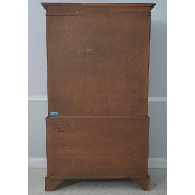 Drexel Heritage Chippendale Large Mahogany Chest For Sale - Image 15 of 17