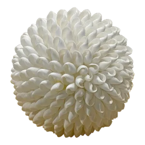 1990’s White Sea Shell Decorative Ball
