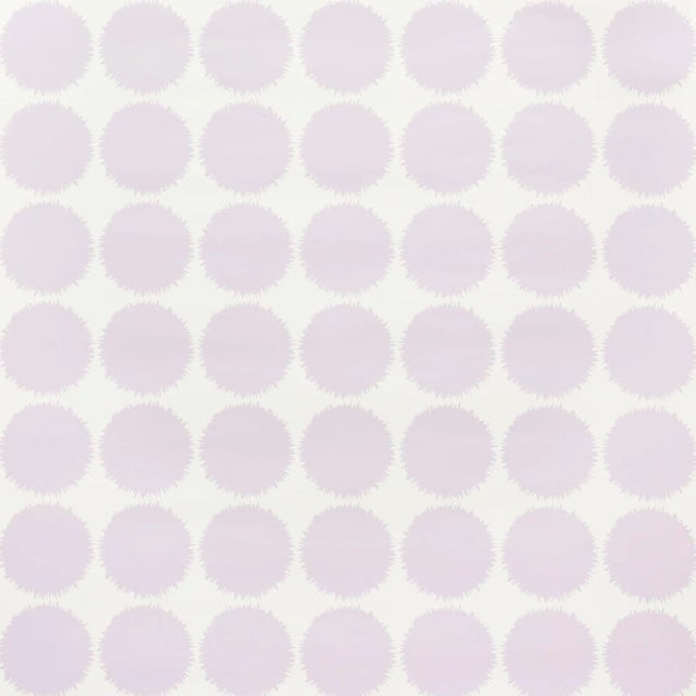 Schumacher Sample - Schumacher Fuzz Wallpaper in Lavender For Sale - Image 4 of 4