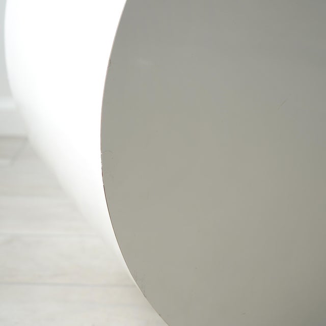 White Laminate Console Desk Table in the Style of Pierre Cardin For Sale - Image 9 of 9