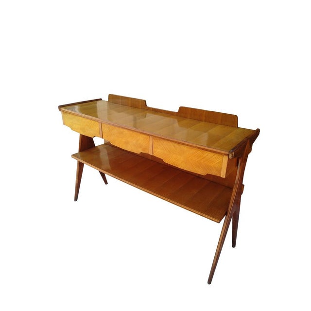 The buffet mobile belonged to the prestigious Grand Hotel in Riccione. The structure is made of oak, the legs are solid...